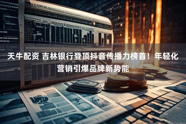 天牛配资 吉林银行登顶抖音传播力榜首！年轻化营销引爆品牌新势能